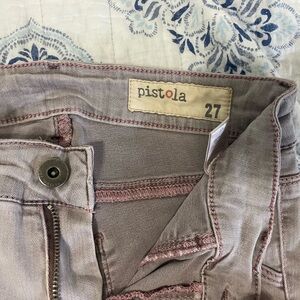 Pistola Topanga Cargo Zipper Detail Skinny Pant